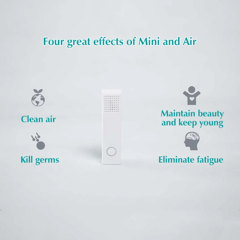 

Portable Home Portable Air Purifier Ion Cleaner Mini USB Dust Sterilization Formaldehyde Cleaner Air Freshener for Home or Car