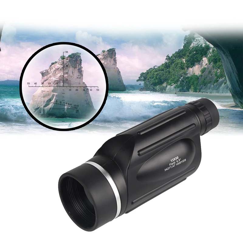 GOMU 13X50 Monocular waterproof Rangefinder Spotting Scope Telescope 114m1000m View for Outdoor Hunting RL36-0002 (16)