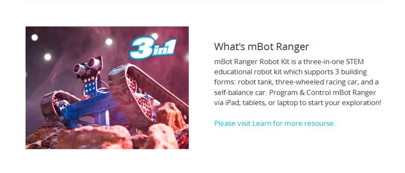 Новейший Makeblock mBot Ranger-трансформируемый стебель Обучающий робот комплект