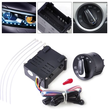 

beler Auto Headlight Sensor Module Headlamp Switch Control Fit for VW Golf Jetta 1998 1999 2000 2001 2002 2003 2004 5ND941431B