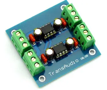 

DRV134PA Unbalanced to Balanced Output Stereo Converter Board Low distortion Dual channel for power Amplifier new