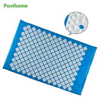 

Povihome Myofascial Trigger Point Body Muscle Stress Relief Acupressure Mat Massage Cushion for Body Relaxation Yoga Met C1188