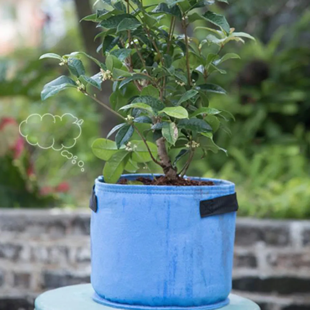 2/3/5/10 Gallon Fabric Pots Plant Pouch Root Container