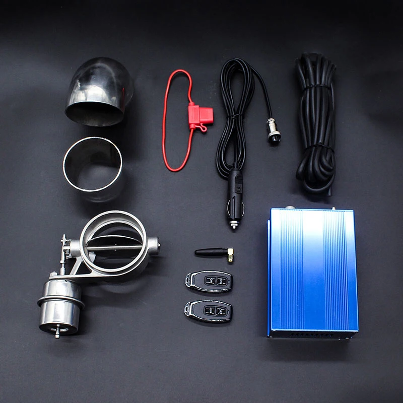

Vacuum Exhaust Cutout Valve Kit 3.0inch Pneumatic Remote Control Sounds Normal Open Variable Valve