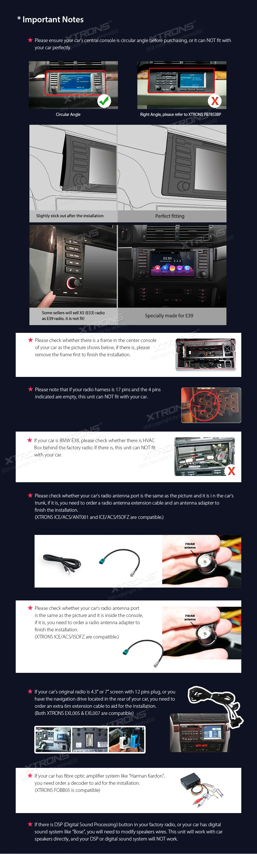 Excellent Android 8.1 Octa Core 7" Smart Multimedia Car DVD Player Radio Stereos GPS for BMW E39 M5 / 7 Series E38 1999 2000 2001 3