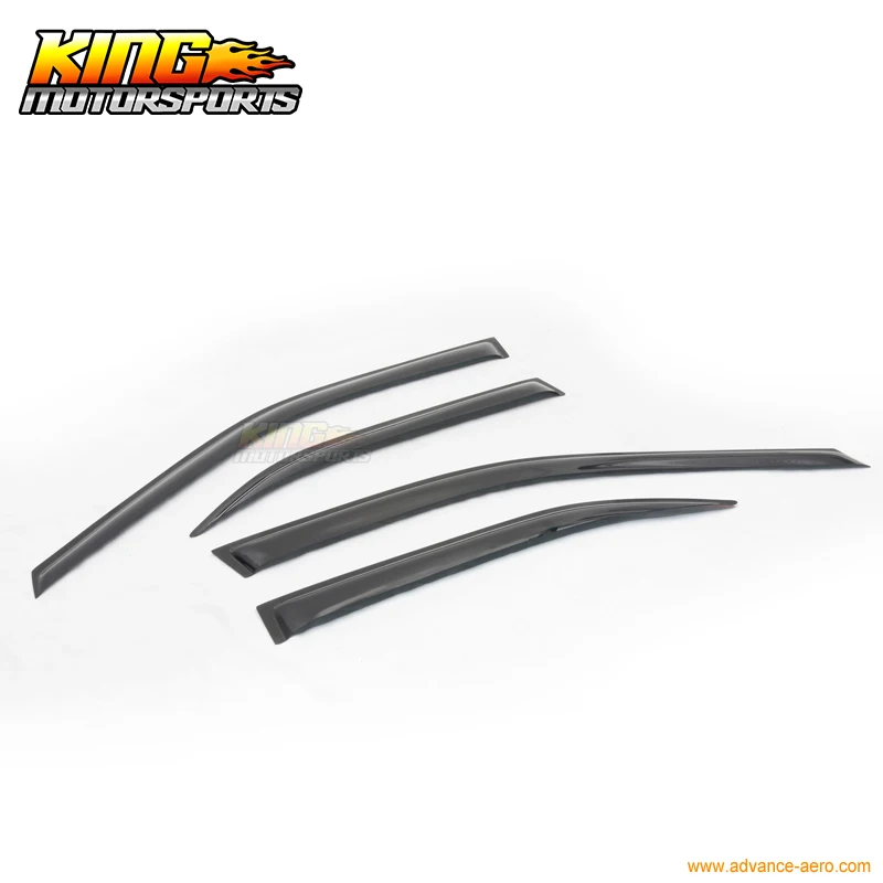 

For 03-06 Mitsubishi Lancer OE Sun Window Visor Rain Guard Vent Smoke 4Pcs