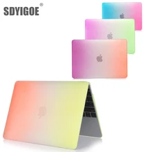 Laptop Hard Cover Case For MacBook Pro 12 Inch with retian For Model: A1534 A1931 matte Gradient color shell computer casings