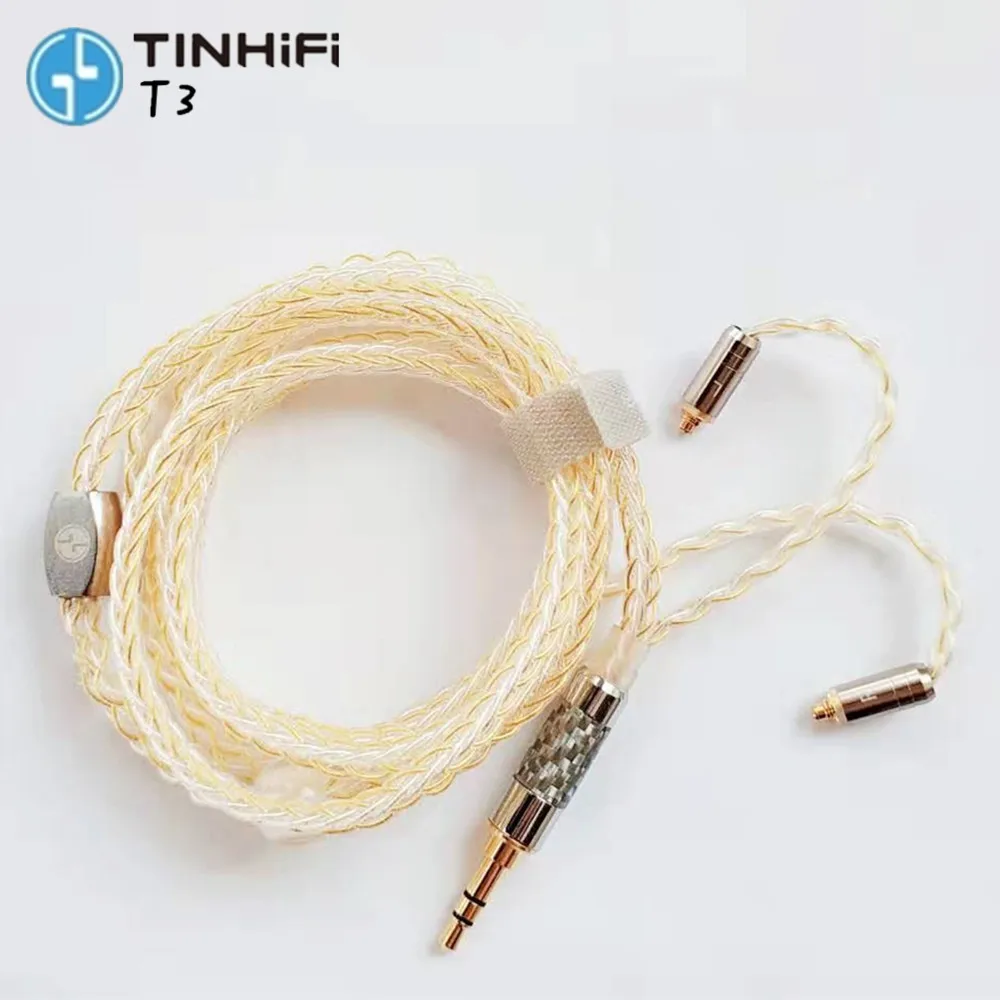 TINHIFI T3 в ухо наушник 1BA+ 1DD Ноулз привод HIFI наушники металлические наушники-вкладыши с позолоченным OFC SPC кабелем Олово T4 T2 P1