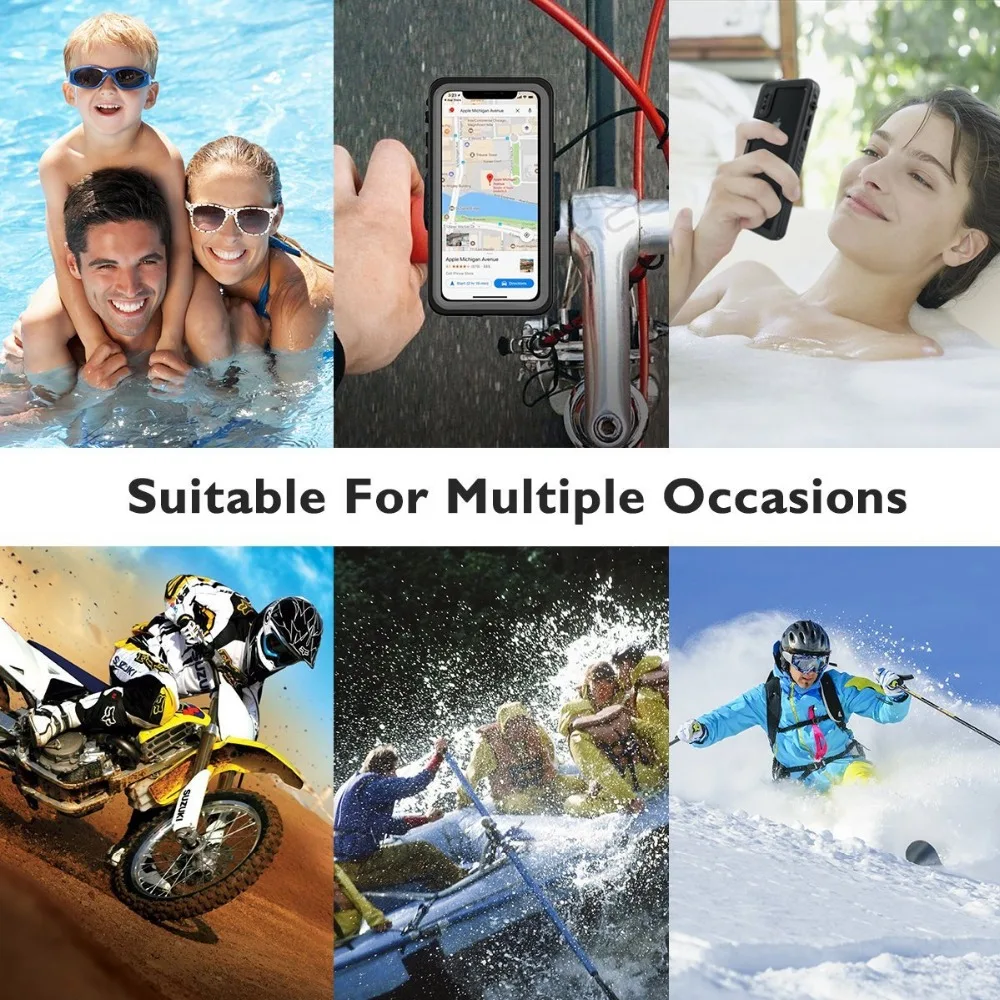 iPhone X waterproof case-8