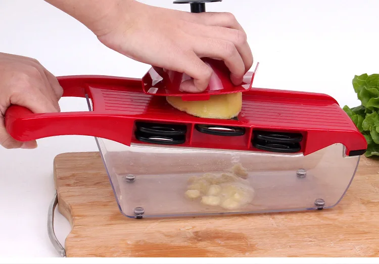 Многофункциональная Терка со сменными ножами нож для овощерезки 6 лезвий терка для приготовления Жульена фрукты Овощечистка картофеля лук кухонные инструменты для приготовления пищи