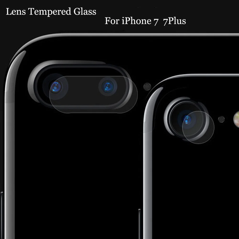 Для iPhone 7 7plus 10 шт задняя прозрачная камера Объектив Закаленное стекло пленка для