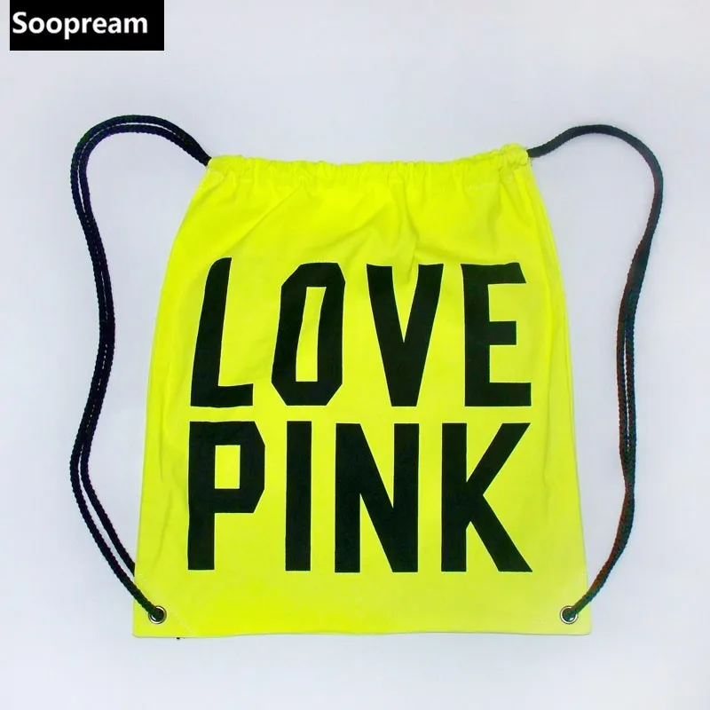 Värviline kirjaga “Love pink” seljakott Värviline kirjaga “Love pink” seljakott