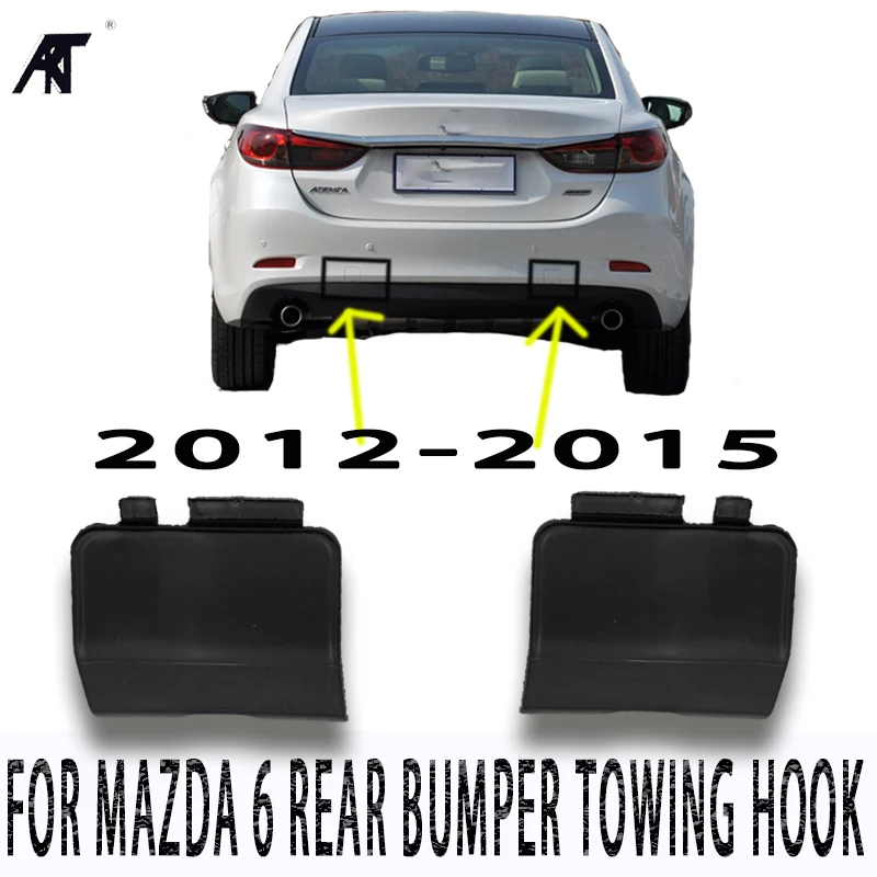 Front Bumper Towing Hook Eye Trailer Cover Cap For Mazda 6 2017