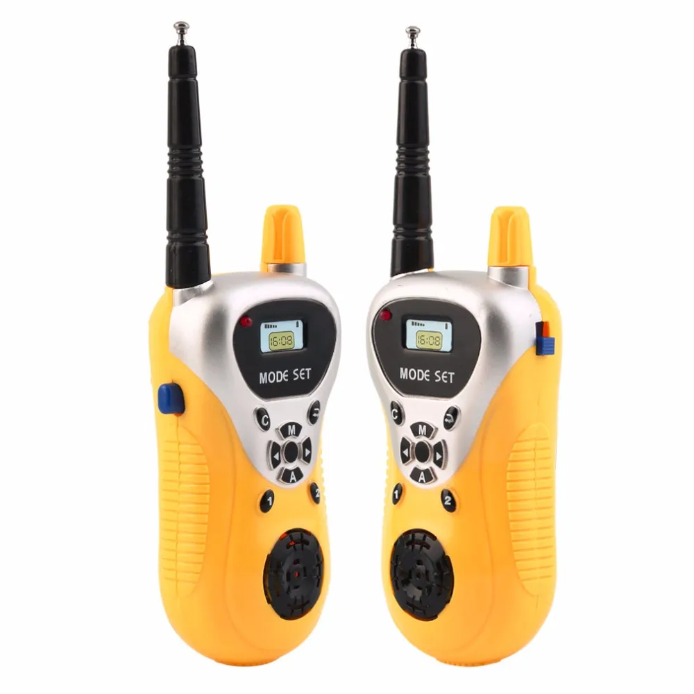 Abbyfrank 2 шт. мини-электронная рация игрушка шпионские гаджеты домофон детский домофон электронный портативный двухсторонний радио набор