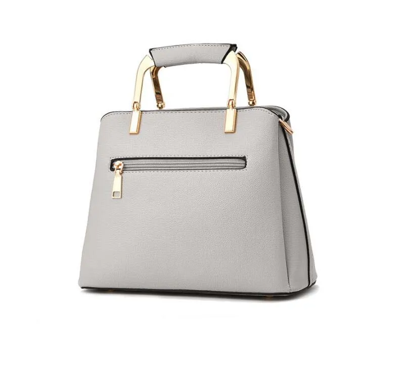 2018 New fashion color matching handbags wild medium large capacity ladies shopping office female Messenger bag shoulder bag     (26)