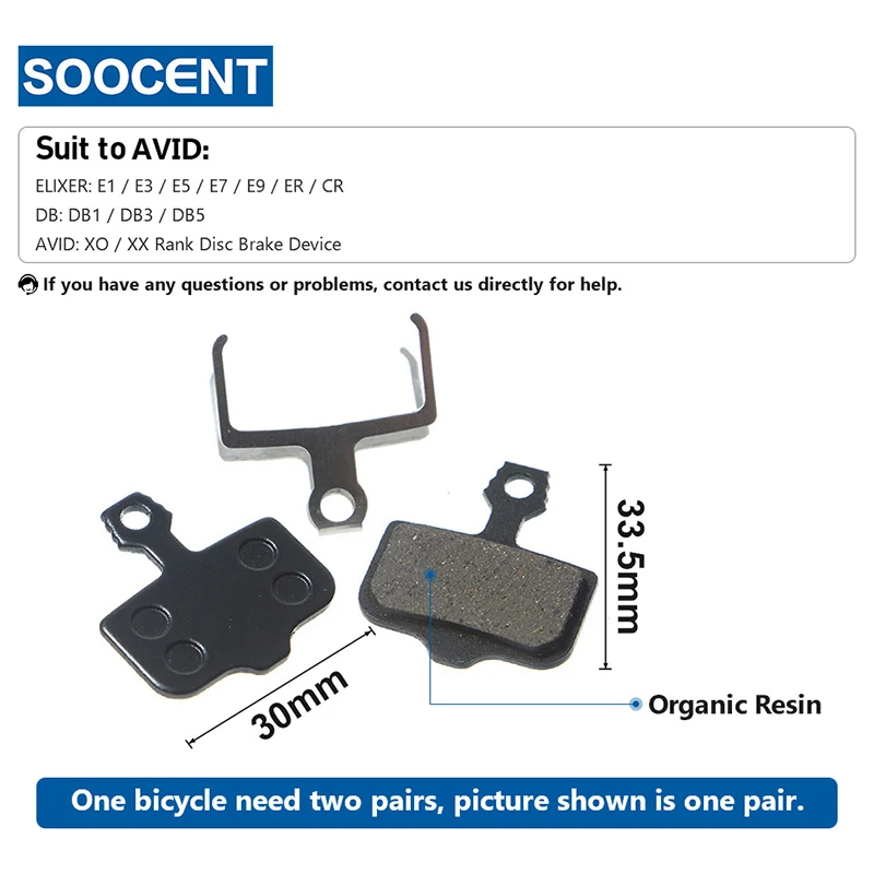 Велосипедные дисковые Тормозные колодки для SRAM AVID Elixir 1 3 5 7 9 R CR XX X0 Avid DB1 DB3 MTB 6