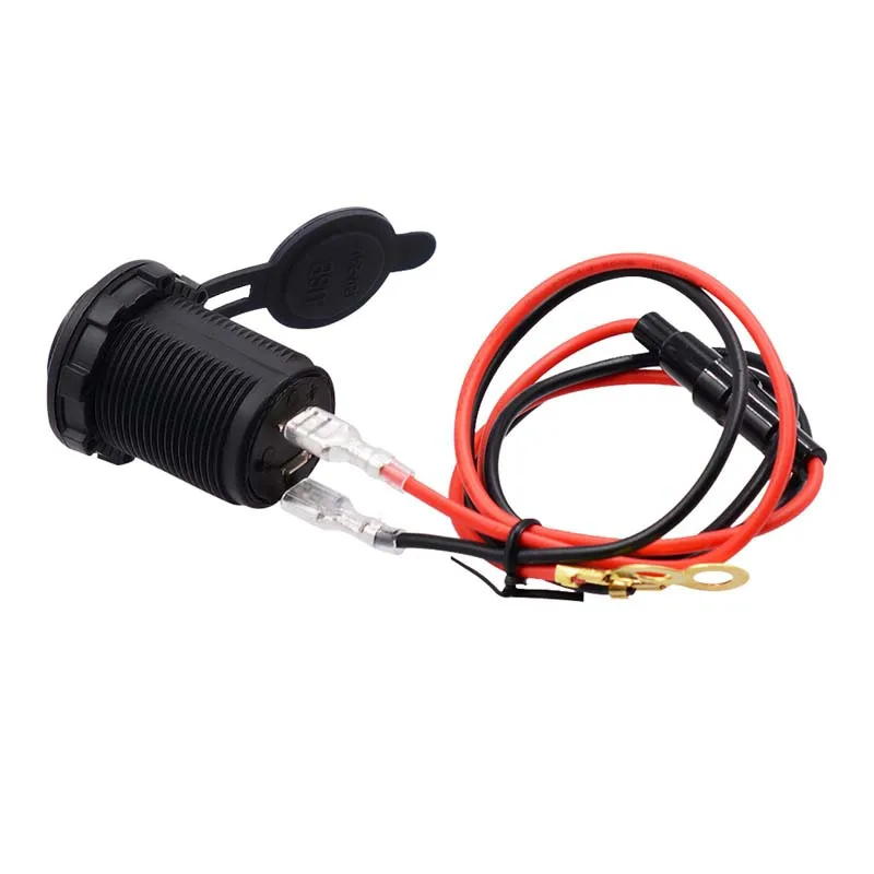 

USB Charger CS-102A1 Dual USB 12V Water Motorcycle Mobile Phone Power Supply Charger Waterproof Port Socket 12V