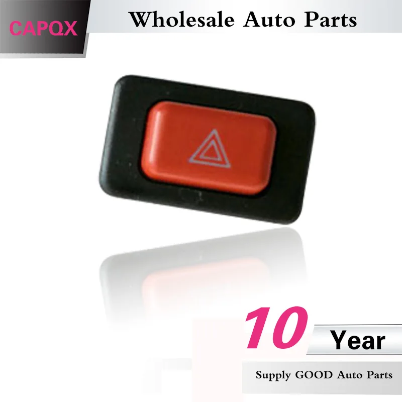 CAPQX High Quanlity hazard warning flasher emergency light switch button For Mitsubishi Pajero