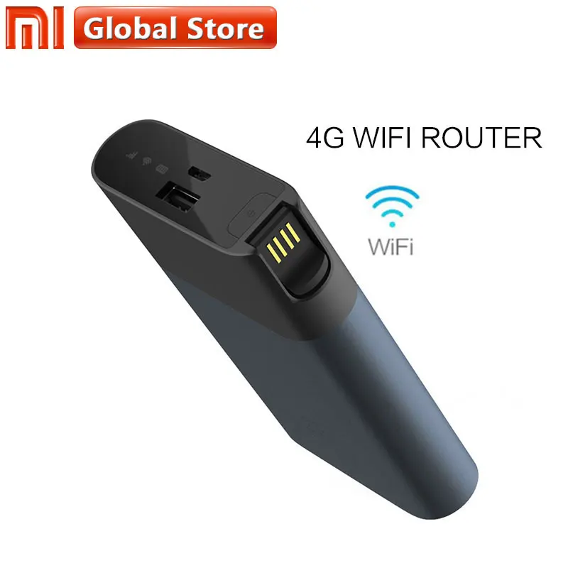 

XIAOMI ZMI 4G wifi router power bank 3G 4G LTE Mifi mobile hotspot with 10000mAh QC2.0 Fast Charge Battery powerbank MF885