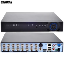GADINAN 16 канальный AHD 1080N DVR/сеть только 8*1080 P; 16*960 P; 4*3 м; 4*5 м CCTV видео рекордер DVR NVR HVR 3 в 1 система безопасности