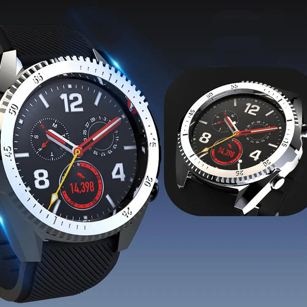 Для huawei GT Watch 46 мм ультра-тонкий гальванический прозрачный жесткий чехол для ПК Смарт-часы носимые защитные аксессуары
