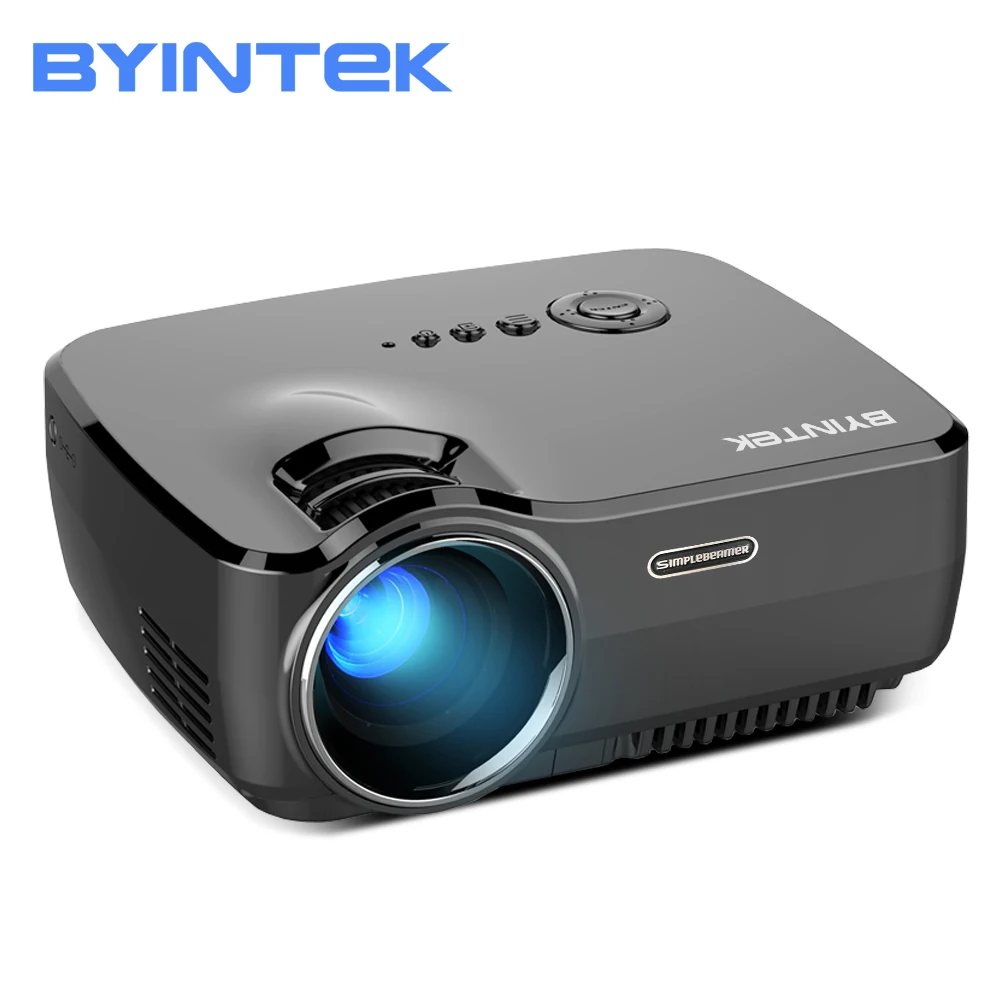 BYINTEK العلامة التجارية السماء GP70 المحمولة البسيطة LED سينما الفيديو الرقمية HD جهاز عرض مسرحي منزلي متعاطي المخدرات Proyector مع USB HDMI BYINTEK العلامة التجارية السماء GP70 المحمولة البسيطة LED سينما الفيديو الرقمية HD جهاز عرض مسرحي منزلي متعاطي المخدرات Proyector مع USB HDMI