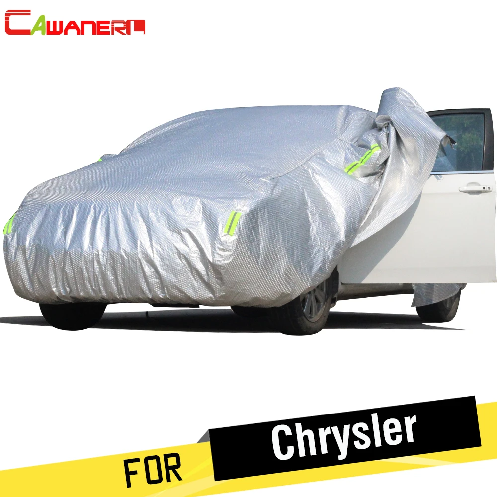 

Cawanerl Thicken Cotton Car Cover Waterproof Sun Snow Hail Rain Resistant Cover For Chrysler 200 300 300C Cirrus PT Cruiser Neon