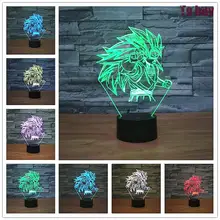 3d светильник 7 цветов праздничная атмосфера декоративный конь 3d Ilusion светодиодный ночник 3d лампа с сенсорным/дистанционным выключателем