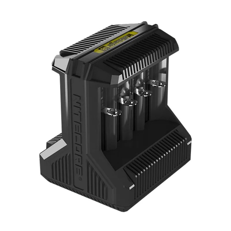 Nitecore i8 интеллектуальное зарядное устройство 8 слотов 4A выход Смарт зарядное устройство для IMR18650 16340 10440 AA AAA 14500 26650 и USB H15