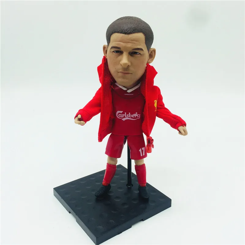 

Soccerxstar Soccer Star Figure LIV 17 Stephen Gerrard Doll 12 cm Height Red Kit Collections 2004 Season DIY Toy
