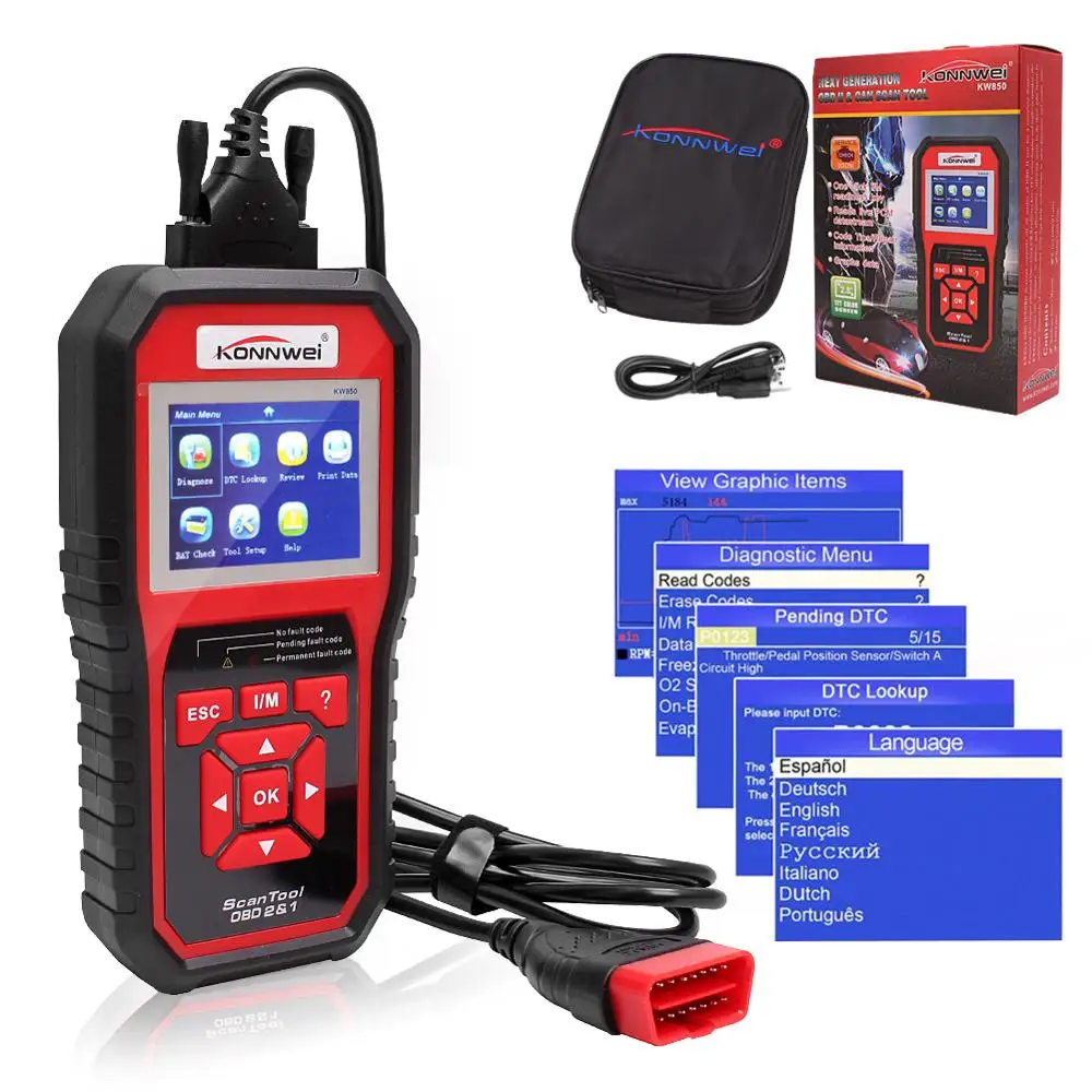 Car Accessories obd2 Scanner Diagnostic Tool LAUNCH X431 CR3001 Full Engine Code Reader