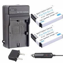 2 шт. 1800 мА/ч, EN-EL12 RU EL12 ENEL12 запасные части для камеры Батарея+ Зарядное устройство для Nikon s6100 s6000 s9100 p30