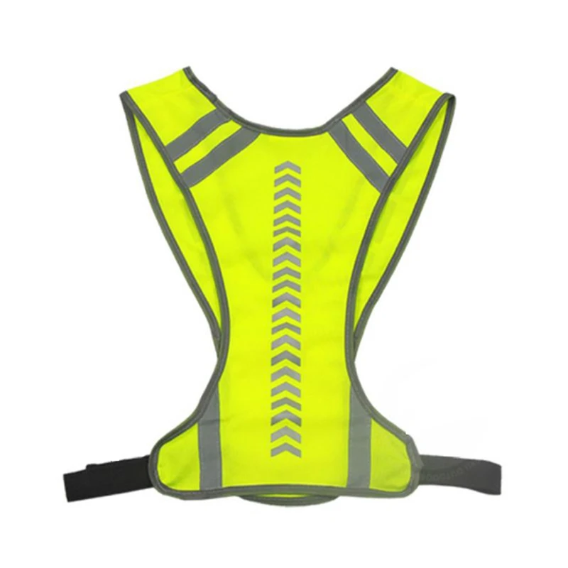 Светоотражающая одежда для безопасности жилет для тела безопасное защитное устройство для дорожного движения для бега велокросса занятия спортом одежда жилет