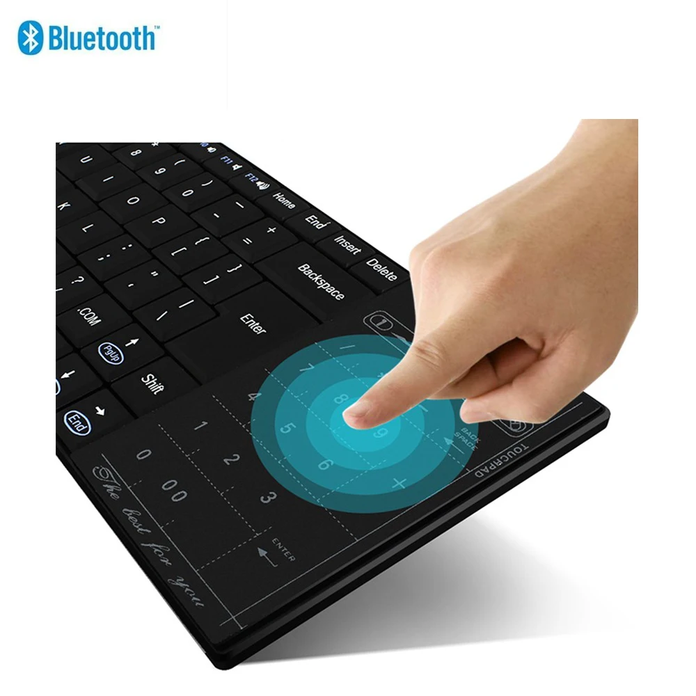 Ultra slim 3.0 Bluetooth Keyboard wireless keyboard Touch pad for
