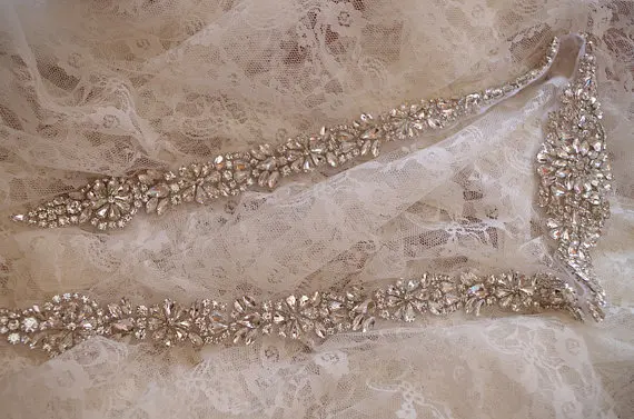 

2016 New bridal sash applique, bridal belt applique, all waist around length, 10pcs