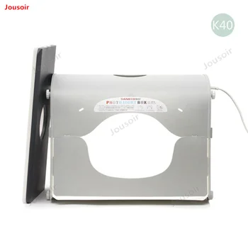 

LED photo studio Professional Portable Mini Kit Photo Photography Studio Light Box SANOTO Softbox k40 for 220/110V EU CD50 T03 Y
