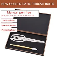 1 шт. Пластик татуаж правитель бровей Трафарет инструменты соотношение делитель правители косметический измерения Make Up Tool