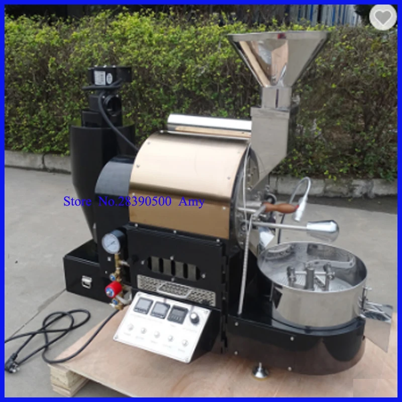2kg electric &gas home small coffee bean roaster used coffee roaster