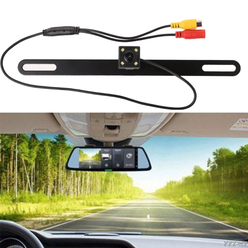 Car Rear Reverse License Plate Parking Rearview Backup font b Camera b font Universal