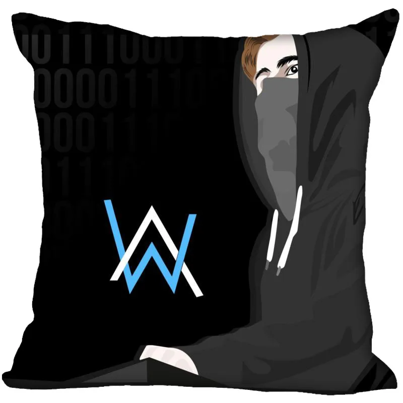 Заказная наволочка Alan Walker квадратная Подушка на молнии крышка 40X40cm45X45cm(две стороны) напечатать ваши фотографии классные наволочки для подушек - Цвет: 20