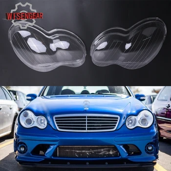 

Car Exterior Light Headlight Lens Shell Cover Lamp Assembly For Mercedes Benz W203 C Class C200 C230 C240 4-Door 2001-2007