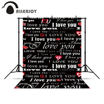 

Allenjoy Backgrounds filming Marriage love hearts cool black white backgrounds for photo studio for a photo shoot photo studio