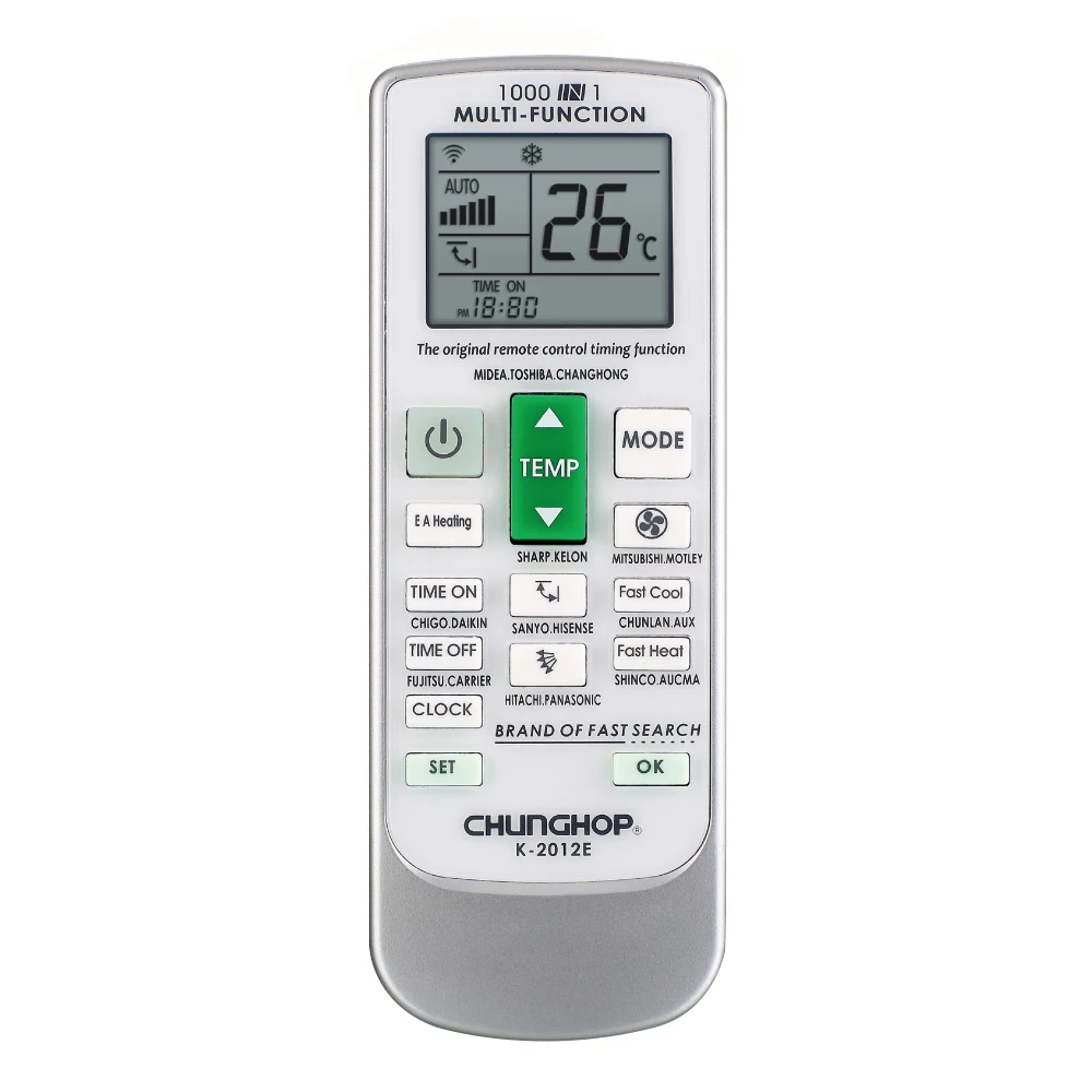 

CHUNGHOP New Universal LCD Screen A/C Remote Control Air Conditioner Controller