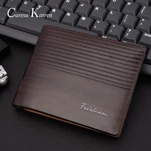 Новинка, мужской короткий кошелек, европейский и американский стиль, деловой стиль, повседневный стиль, Ретро стиль, поперечное сечение, тисненый кошелек, большая вместительность, кошелек