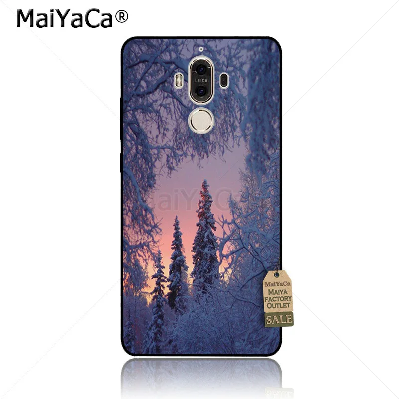 MaiYaCa Зимний Рождественский узор мягкие Аксессуары для телефона чехол Huawei mate9 mate10