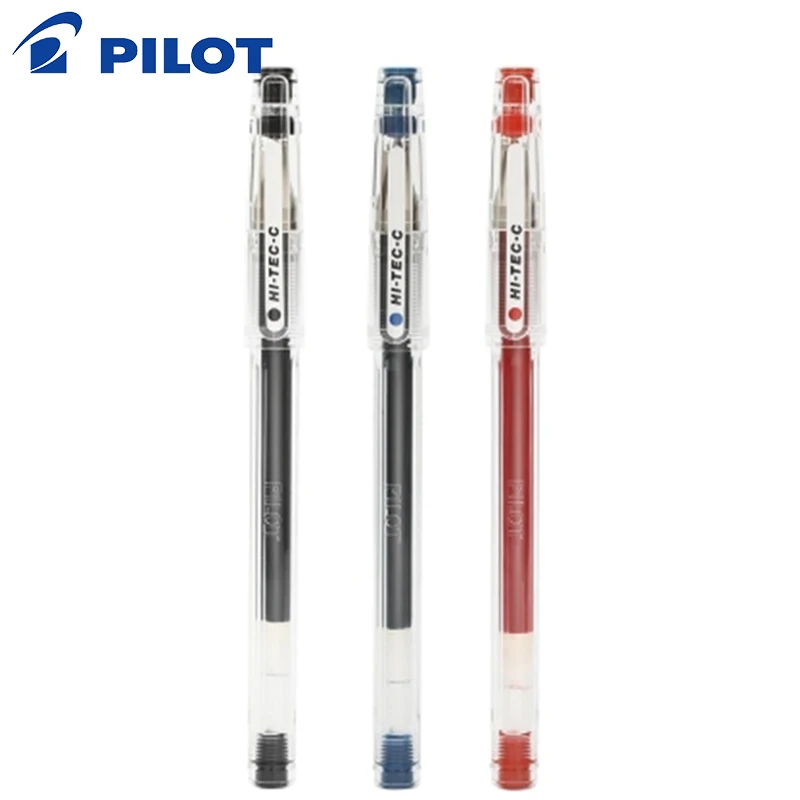 

4 pcs/lot PILOT HI-TEC-C Gel Pen BLLH-20C3 BLLH-20C4 BLLH-20C5 0.3 mm 0.4 mm 0.5 mm 0.25 mm Financial Pen Japan