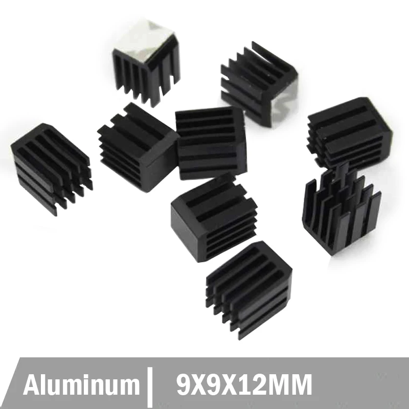 

10000PCS Gdstime 9x9x12mm Black Aluminum Heatsink Cooling Chipset Heat Sink RAM Radiator Heatsink Cooler