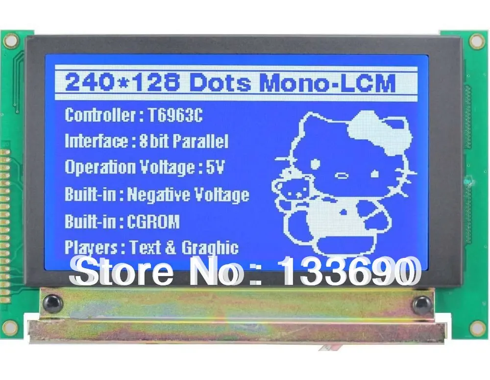 240x128 graphic lcd module price manufacturer