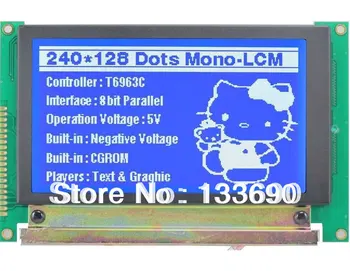 

240X128 graphic LCD module with controller IC LC7981,whtie LED backlight,Injection molding machine computer screen,100%new