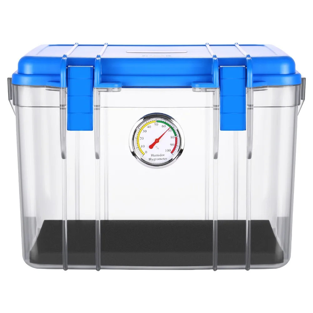 

Neewer Dehumidifier Dry Storage Box Cabinet with Hygrometer - 10 L for Digital Gadgets/DSLR SLR Mirrorless Instax GoPro Camera